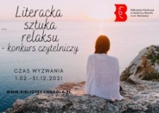 Literacka sztuka relaksu – konkurs czytelniczy w Bibliotece w Wesołej
