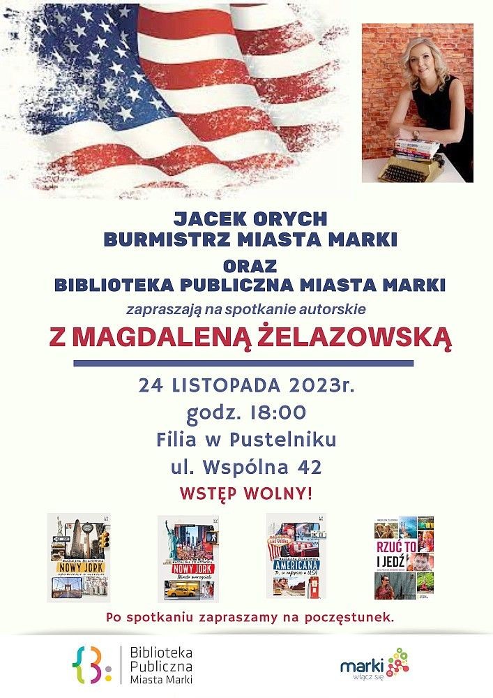 Spotkanie z Magdaleną Żelazowską w Markach - City Media