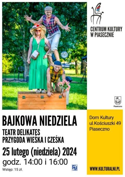 Przygody Wieśka i Cześka - spektakl w Piasecznie - City Media
