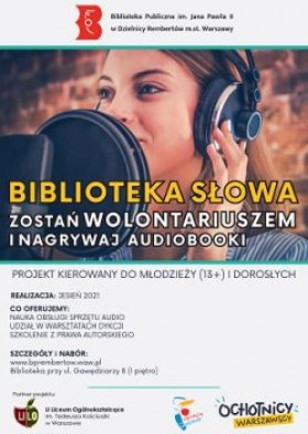 Nabór na wolontariuszy w Bibliotece Publicznej w Rembertowie