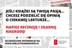 Konkurs na recenzję książki w Bibliotece na Bemowie