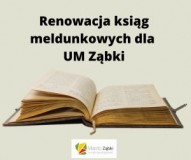 U.M. Ząbki szuka firmy do renowacji starcych ksiąg meldunkowych