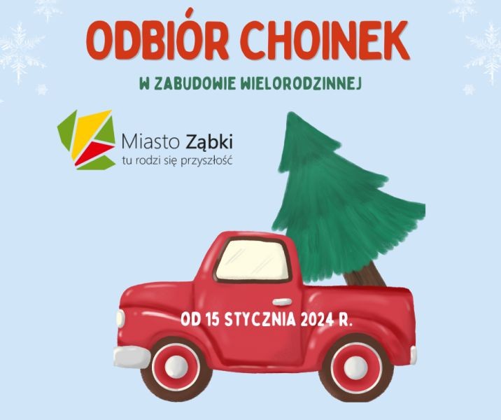 Odbiór choinek w Ząbkach od 15 stycznia