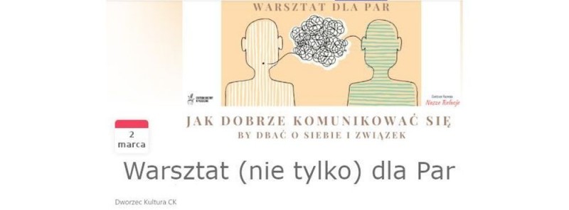 Jak dobrze się komunikować aby dbać o siebie i związek - warsztat w Piasecznie - City Media
