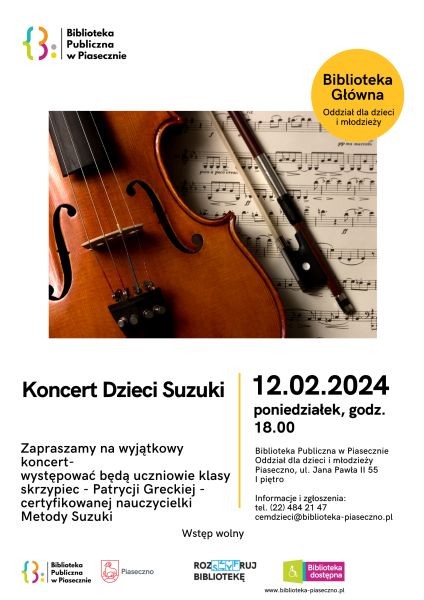 Koncert Dzieci Suzuki w Piasecznie - City Media