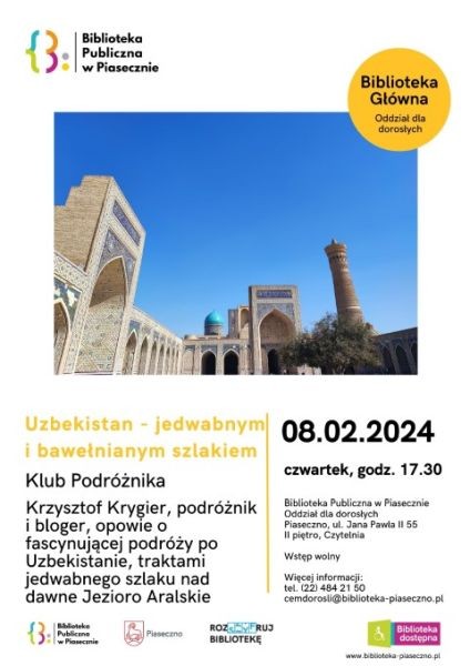 Uzbekistan - klub podróżnika w Piasecznie - City Media