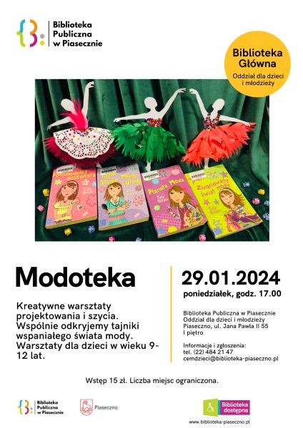 Modoteka 24 - warsztaty projektowania w Piasecznie - City Media