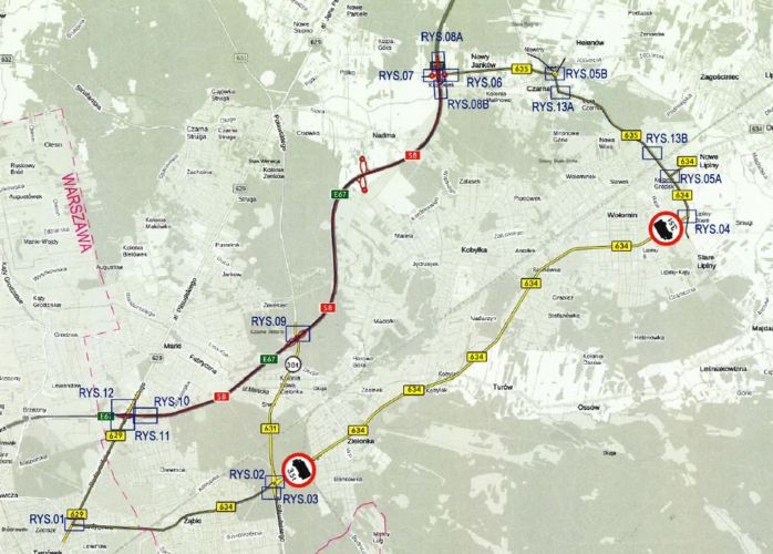 Zmiana organizacji ruchu na odcinku Zielonka - Wołomin