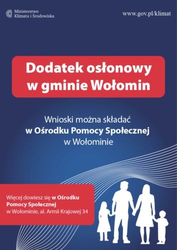 Dodatek osłonowy w gminie Wołomin