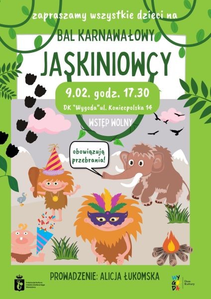 Jaskiniowcy - bal karnawałowy dla dzieci w Rembertowie - City Media