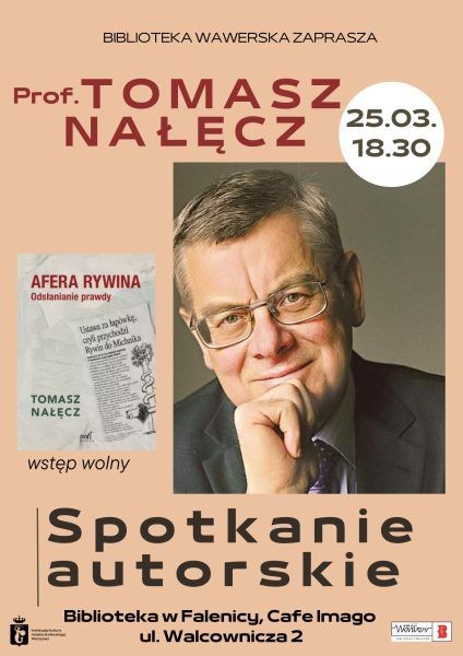 Spotkanie z prof. Tomaszem Nałęczem w Wawrze - City Media