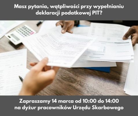 Dyżur pracowników Urzedu Skarbowego w Wesołej