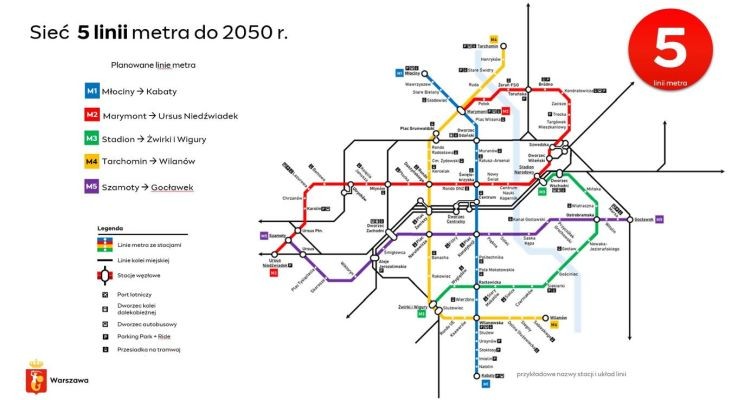 Przyznane środki na IV linię metra na Wilanów