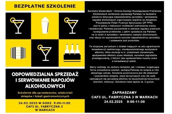 Bezpłatne szkolenie dla przedsiębiorców w Markach - City Media