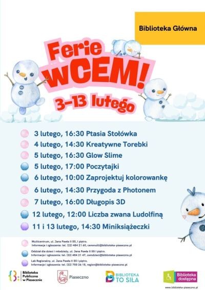 Ferie w Centrum Edukacyjno-Multimedialnym w Piasecznie - City Media