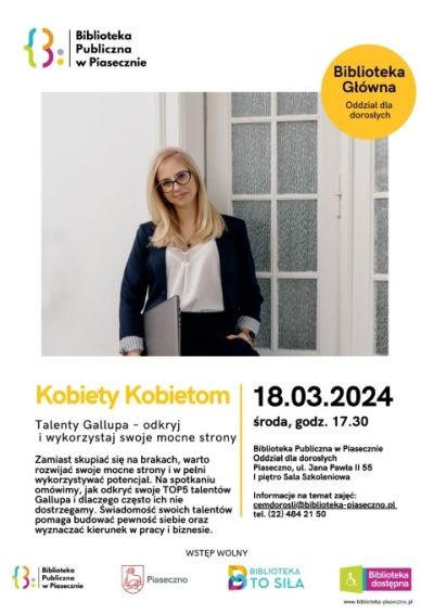 Kobiety Kobietom - Talenty Gallupa - spotkanie w Piasecznie - City Media