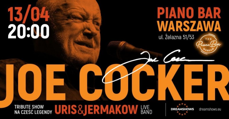 Joe Cocker - Tribute Show - w wykonaniu Uris i Jermakow Band na Woli - City Media
