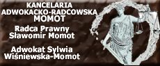 KANCELARIA ADWOKACKO-RADCOWSKA MOMOT Adwokat Sylwia Wiśniewska-Momot, Radca Prawny Sławomir Momot
